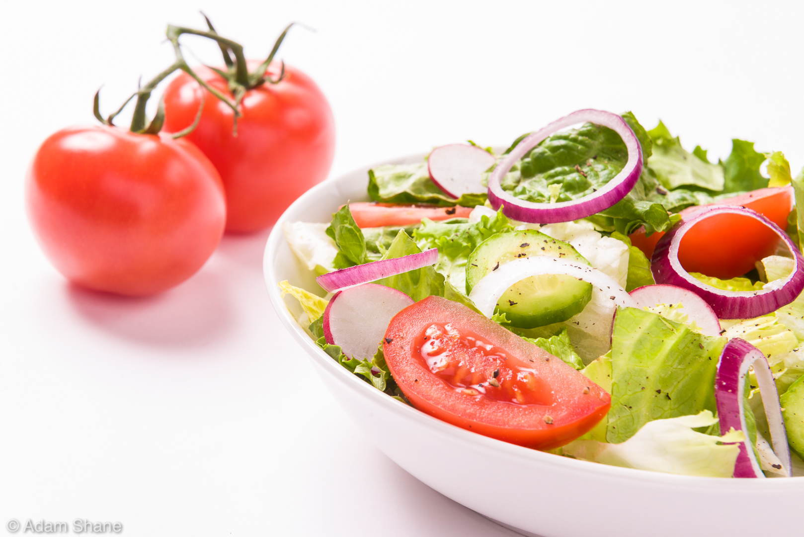 46-Garden Salad with Whole Tomatoes